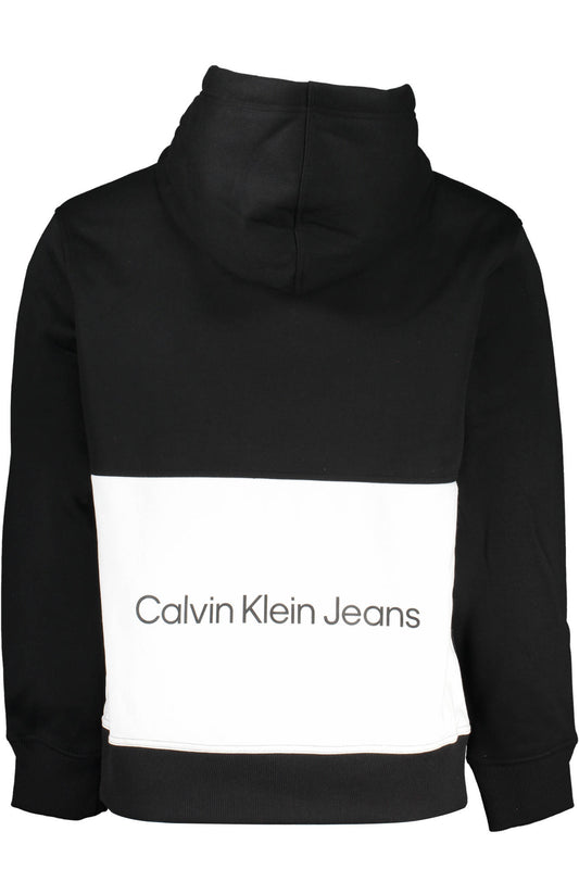 CALVIN KLEIN MEN'S BLACK ZIPLESS SWEATSHIRT