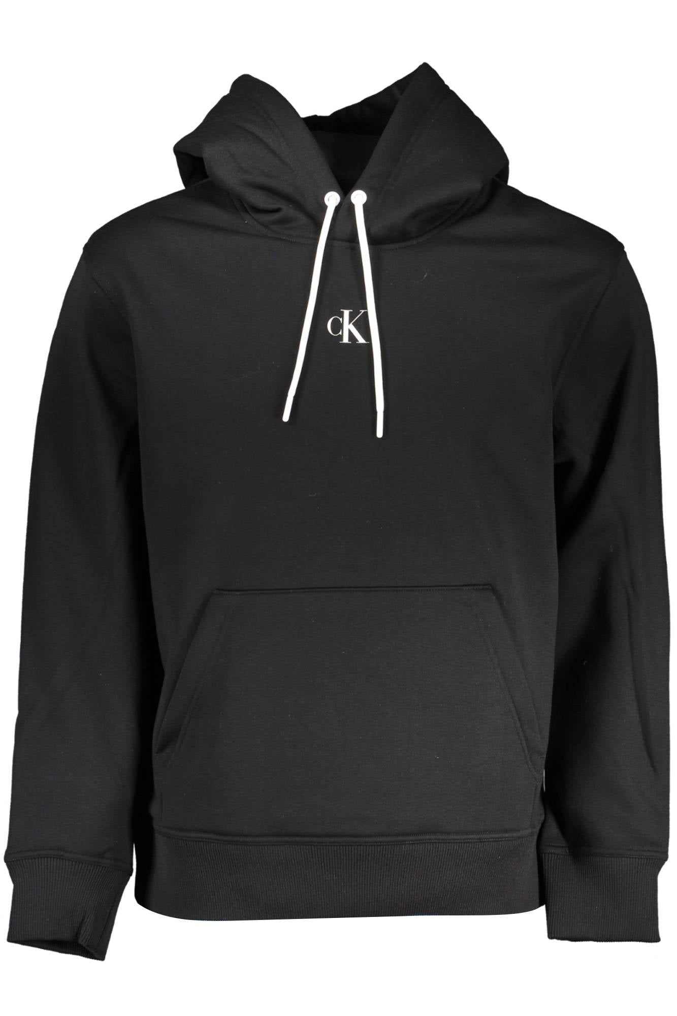 CALVIN KLEIN MEN'S BLACK ZIPLESS SWEATSHIRT